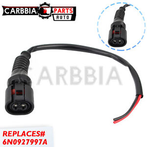 ABS Wheel Speed Sensor Plug Pigtail Connector 2-PIN For VW Golf GTI Jetta Beetle
