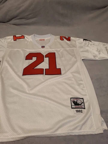 Mitchell And Ness Jersey, Size 54 Or XL, Deion Sanders 1992 Replica Throwback Cover
