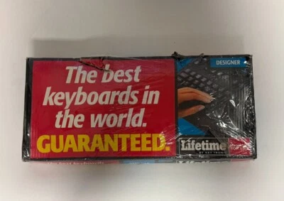 Vintage Lifetime by Keytronic Designer-P2 Wired Black Keyboard New - Image 1 of 4