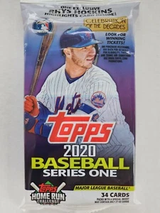 2020 TOPPS BASEBALL SERIES ONE, PETER ALONSO ON FRONT. VERSIEGELT - Bild 1 von 2