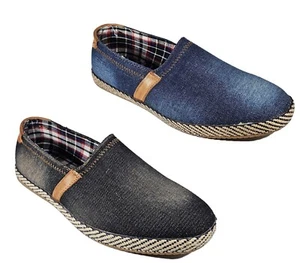 ZAPATOS PARA CAMINAR SIN CORDONES DE AJUSTE ANCHO PARA HOMBRES MOCASINES DE CONDUCCIÓN MOCASÍN COMODIDAD TALLA INFORMAL - Imagen 1 de 6