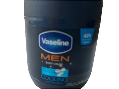 Vaseline Men Body Cream w/Cooling Menthol Moisturizing For Dry Skin 13.52 oz - Image 1 of 3