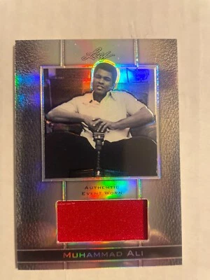 2011 Leaf Muhammad Ali Metal Event Worn Memorabilia #EWM33 SP #30/70 Hot!!! - Image 1 of 2