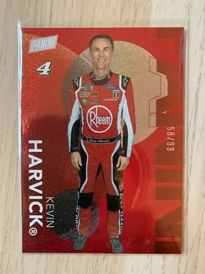 2023 Panini The National red KEVIN HARVICK #ed 58/99! NASCAR - Image 1 of 2
