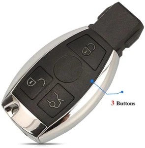 Quality 3 Button Remote Car Key Fob Case Shell Mercedes C E S class CLS W166. - Picture 1 of 6