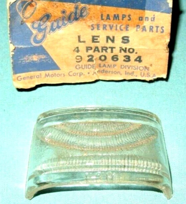NOS 1949-1953 Chevrolet, GMC Truck Rear Glass Outlook Lens, Guide, 920 - Image 1 of 2