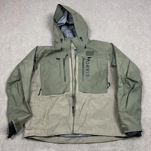 Orvis PRO Wading Jacket Mens Large Fly Fishing Waterproof Full Zip Rain Gorpcore - Picture 1 of 8