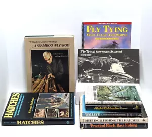Fishing Books Bamboo Fly Rods Black Bass Walleye Trout Tying Hatches YOU CHOOSE - Bild 1 von 72
