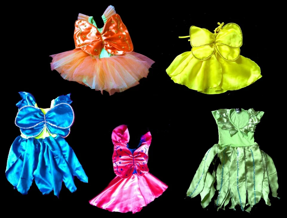 Flower fairy party dress costume fancy dress Poppy Buttercup Willow Bluebell - Image 1 of 4