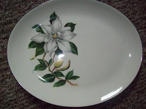 RARO piatto ovale Homer Laughlin ritmo bianco magnolia 13,25" - Foto 1 di 3