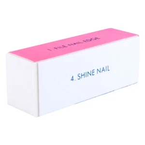 1-10 Pezzi Nail Art Shiner Buffer Lucidante 4 Vie Blocco Sabbia Levigatura Lima Manicu AP9 - Foto 1 di 7