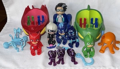 PJ Masks Juguetes Gran Lote de 15 Figuras y Accesorios Vehículos Foto 1 de 4