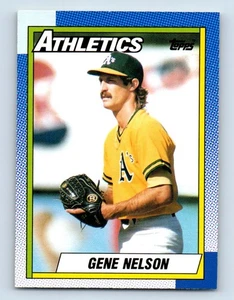1990 O-Pee-Chee ! Gene Nelson Oakland Athletics #726 - Picture 1 of 2