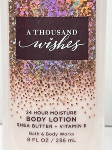 Bath & Body Works A Thousand Wishes Body Lotion 8 oz Shea Butter + Vitamin E - Picture 1 of 4