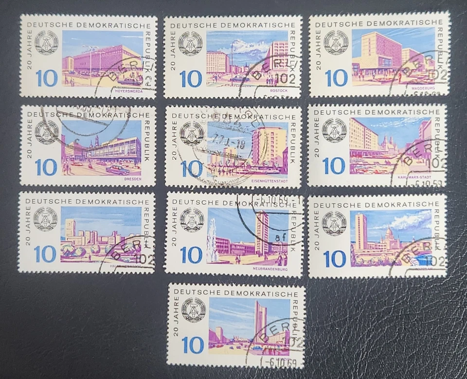 Germany DDR  1969 20th Anniversary of DDR - Image 1 of 1