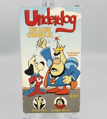 Underdog The Alien Chronicles VHS 2001 Sony Wonder 3 Episodes Classic Animation - Image 1 of 4