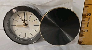 Vintage Tiffany & Co Reisewecker Drehuhr Messing Metall Swiss Parts Only 12570 - Bild 1 von 7