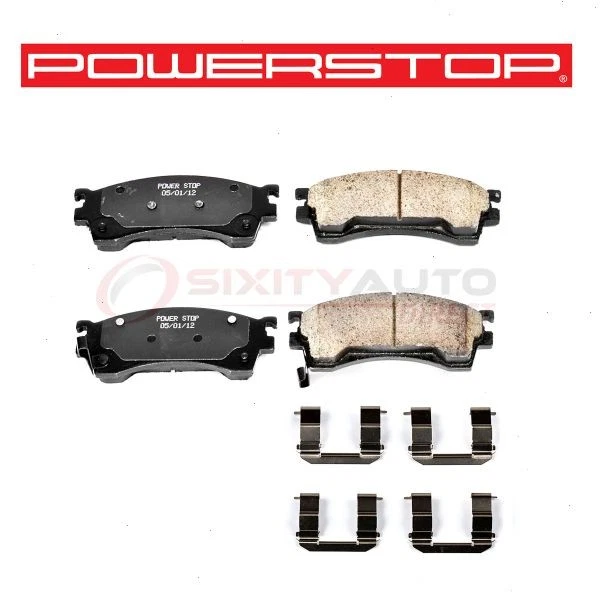 PowerStop Front Disc Brake Pad & Hardware Kit for 1993-1997 Mazda MX-6 - bk - Изображение 1 из 4