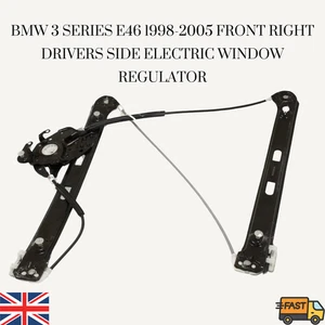 REGULADOR VENTANA ELÉCTRICO DELANTERO DERECHO BMW SERIE 3 E46 1998-2005 O/S - Imagen 1 de 5