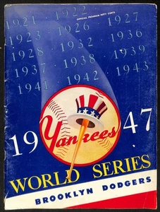 1947 World Series Program Brooklyn Dodgers vs. New York Yankees 197194 - Picture 1 of 8