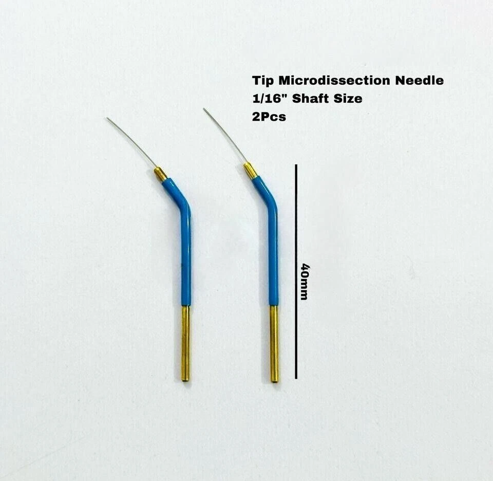 Electrodo de dos piezas A8B - Aguja de microdisección de punta variable (2 piezas) apta para L-MAN Foto 1 de 1