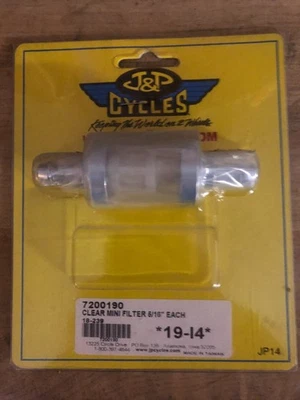 Motorcycle In-Line Fuel Filter, 5/16-Inch - Image 1 of 2