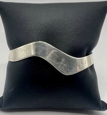 JAMES AVERY RETIRED STERLING SILVER WAVY CUFF BRACELET - Image 1 of 4