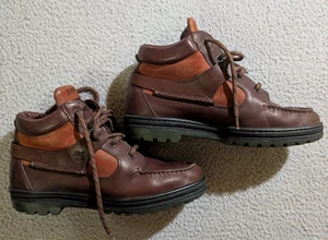 TIMBERLAND 38345 Men`s Brown Leather Lace Up Boots / Size 8.5M - Picture 1 of 15