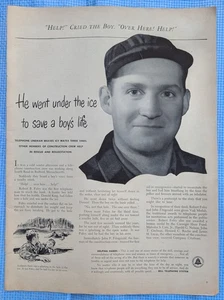 Bell Telephone Print Ad -1951 - "Help! cried the boy, over here, Help!" - Picture 1 of 1