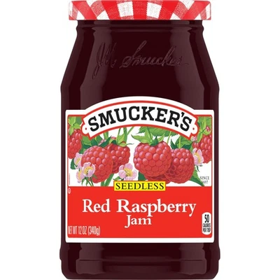 Smucker's Seedless Red Raspberry Jam, 12-Ounce (Pack of 6) - Image 1 of 3