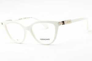 SALVATORE FERRAGAMO SF2974 103 Eyeglasses Ivory Frame 52mm - Picture 1 of 4