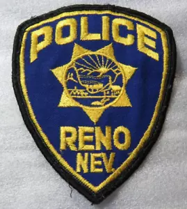 Reno Nevada Police Uniform Patch Vintage Collectible (Taken off Uniform) - Picture 1 of 3