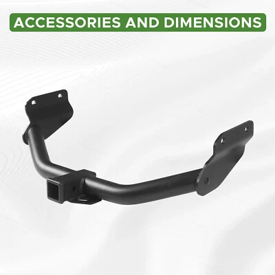 Trailer Towing Hitch Fits 12-22 Grand Cherokee 11-25 Dodge Durango Carbon Steel - Imagem 1 de 4