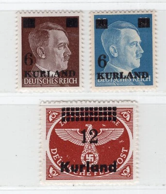 ALEMANIA 3er REICH OCC KURLAND ESCASO MICHEL 2-3 +4B PERFECTO MNH EXPERTO BPP Foto 1 de 2
