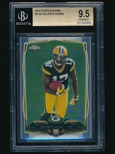 2014 Topps Chrome rookie #114A Davante Adams RC BGS 9.5 - Foto 1 di 2