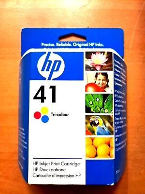 HP 41 Tri-colour Farbe Druckerpatrone MHD 2010-08 51641AE - Bild 1 von 3