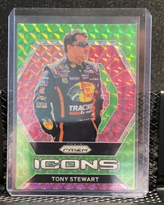 Tony Stewart 2022 Prizm Racing ICONS Reactive Green Card #85 - Picture 1 of 2