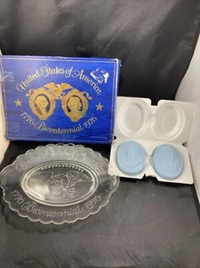 Avon USA - United States of America 1776 Bicentennial 1976 Plate and Soap Set - Picture 1 of 5
