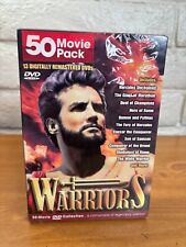 WARRIORS DVD Set 50 Movie Megapack - 13 DVD Box Set 2006 - Sealed Small Tear