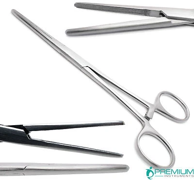 Pinzas de abrazadera de tubo de cierre múltiple herramientas quirúrgicas dentadas verticales de 6,25" Foto 1 de 4