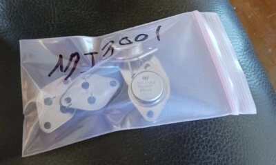 Lot of 5 NEW ST MJ3001 DARLINGTON NPN **NOT CHINESE COUNTERFEIT SUSPECT ITEM** - Image 1 of 2