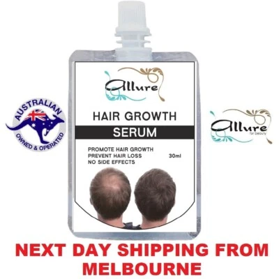 Hair Growth Treatment Serum Hair Loss Thinning Organic Oil Men & Women - image 1 of 4