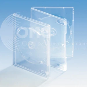 50 x 1 Fach DVD Leer Hüllen für 1 CD / DVD / Blu-Ray Hülle | 14mm | Transparent - Bild 1 von 1