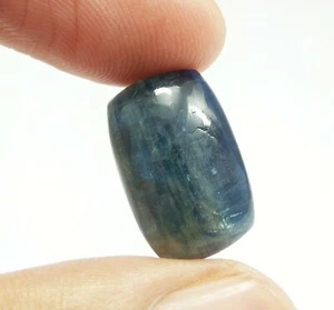 19.44 Ct Natural Blue Cushion Kyanite Cabochon Good Size Loose Genuine Gemstone - Picture 1 of 7