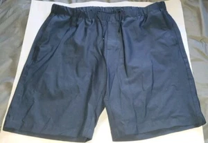 Mens Size L Navy Blue Greg Norman Elastic Waist Draw String Shorts - Picture 1 of 3