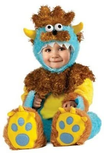NEW RUBIES INFANT BABY 12 18 MONTHS BLUE MONSTER COSTUME HALLOWEEN JUMPSUIT - Picture 1 of 1