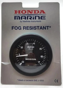 Honda 37253-ZW5-000ZA Tach/Tachometer HR/Hour Meter Black V3 Genuine/OEM - Bild 1 von 12