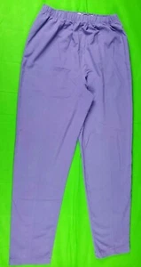 Blast light purple women's elastic waist tapered scrub bottoms size L 28+W 29L - Bild 1 von 5