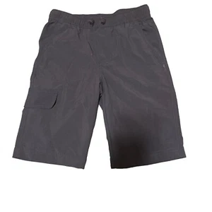 IZOD Boys Elastic Waist Navy Blue Cargo Uniform Shorts, Dressy Stretch, Size 12 - Picture 1 of 2