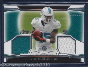 Camiseta doble Topps Prime 2013 Mike Gillislee RC 015/165 Miami Dolphins - Imagen 1 de 1